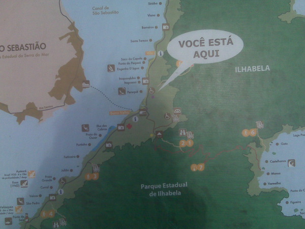 Map of Ilhabela