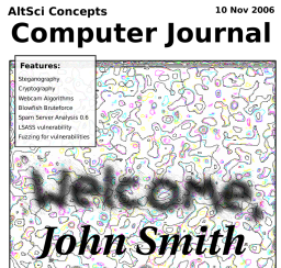 AltSci Concepts Scientific Journals